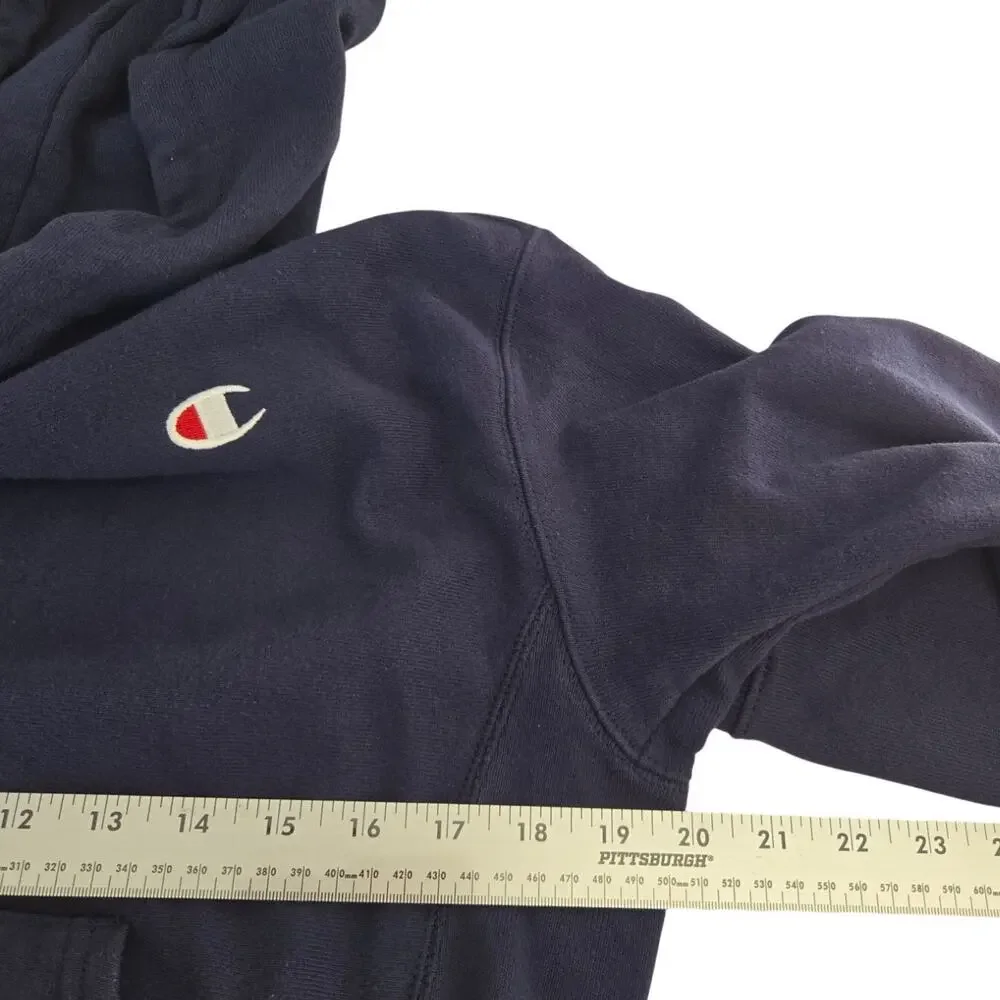 Champion Reverse Weave Athletic Streetwear Minimalist Capsule Wardrobe Hoodie M